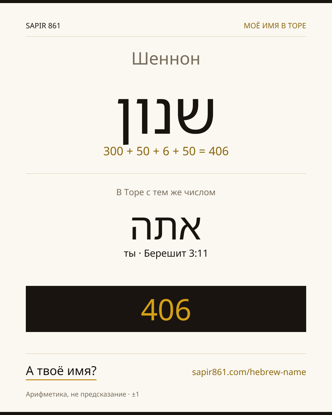 Шеннон — שנון