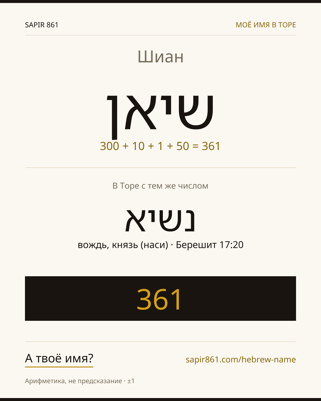 Шиан — שיאן