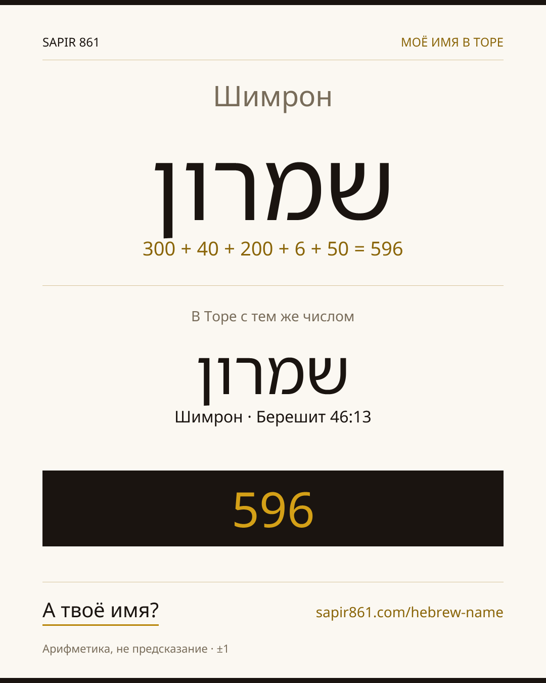 Шимрон — שמרון