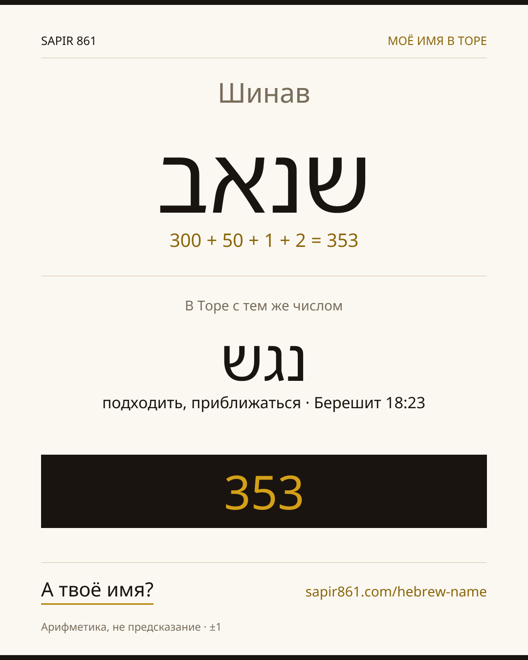 Шинав — שנאב