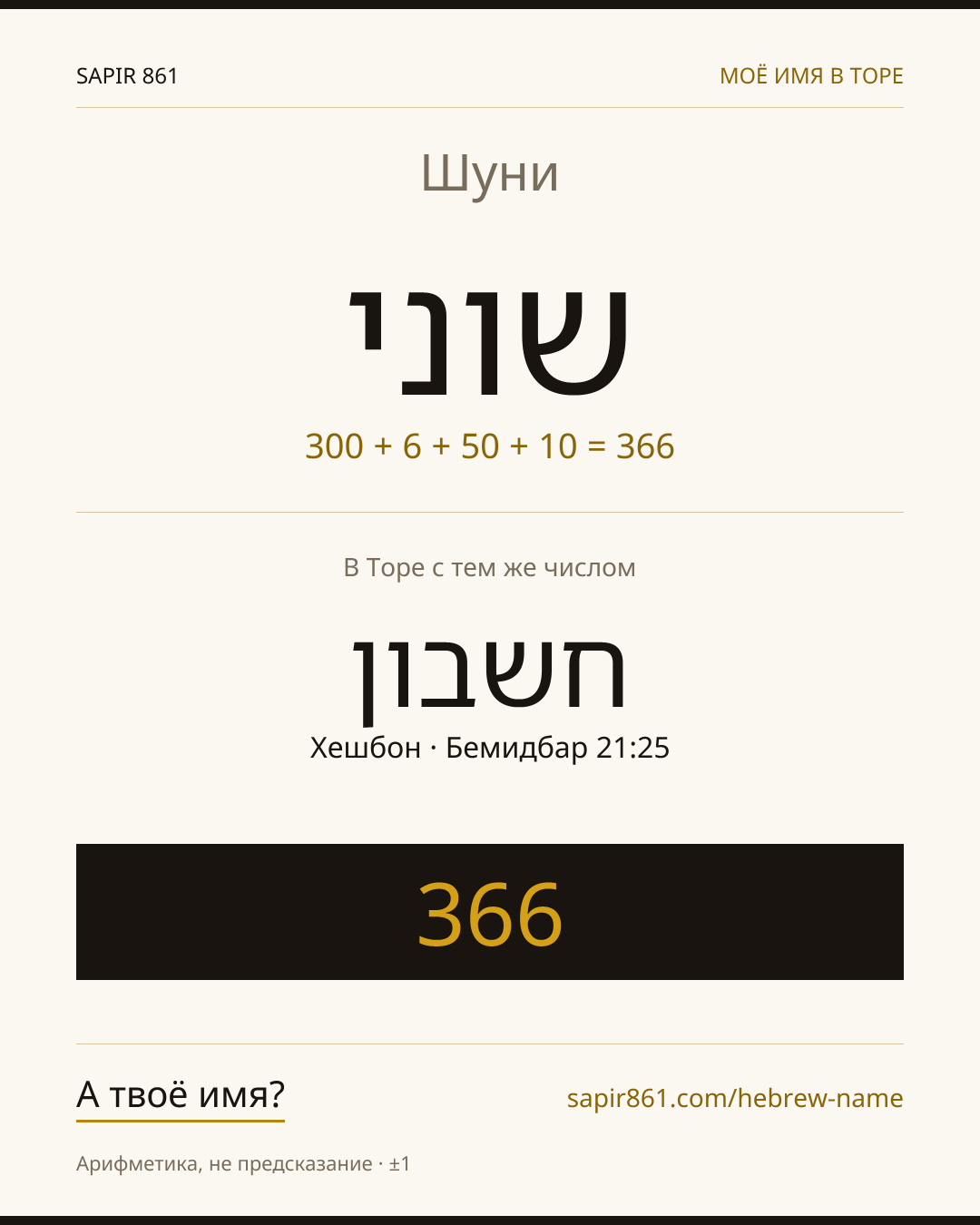 Шуни — שוני