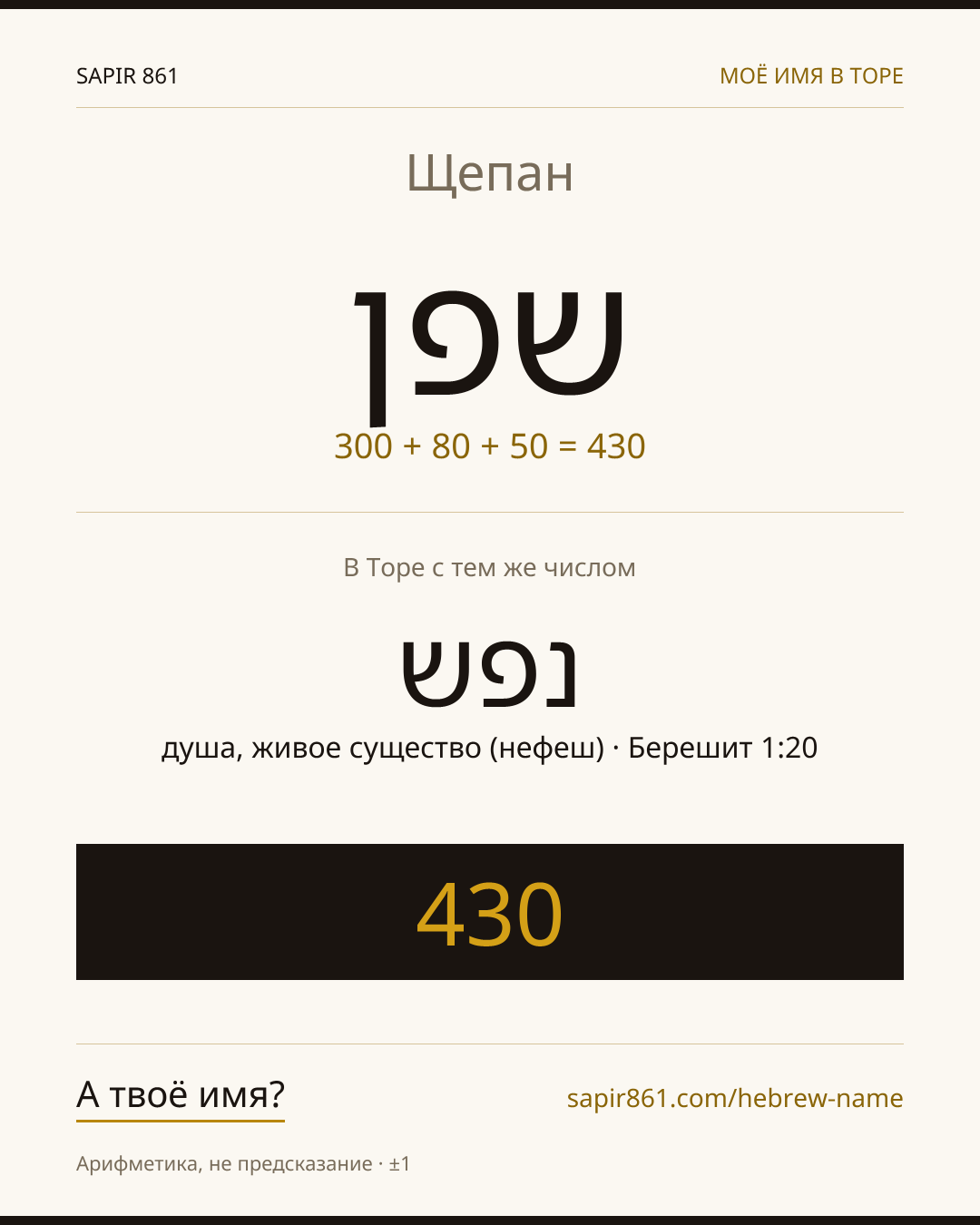 Щепан — שפן