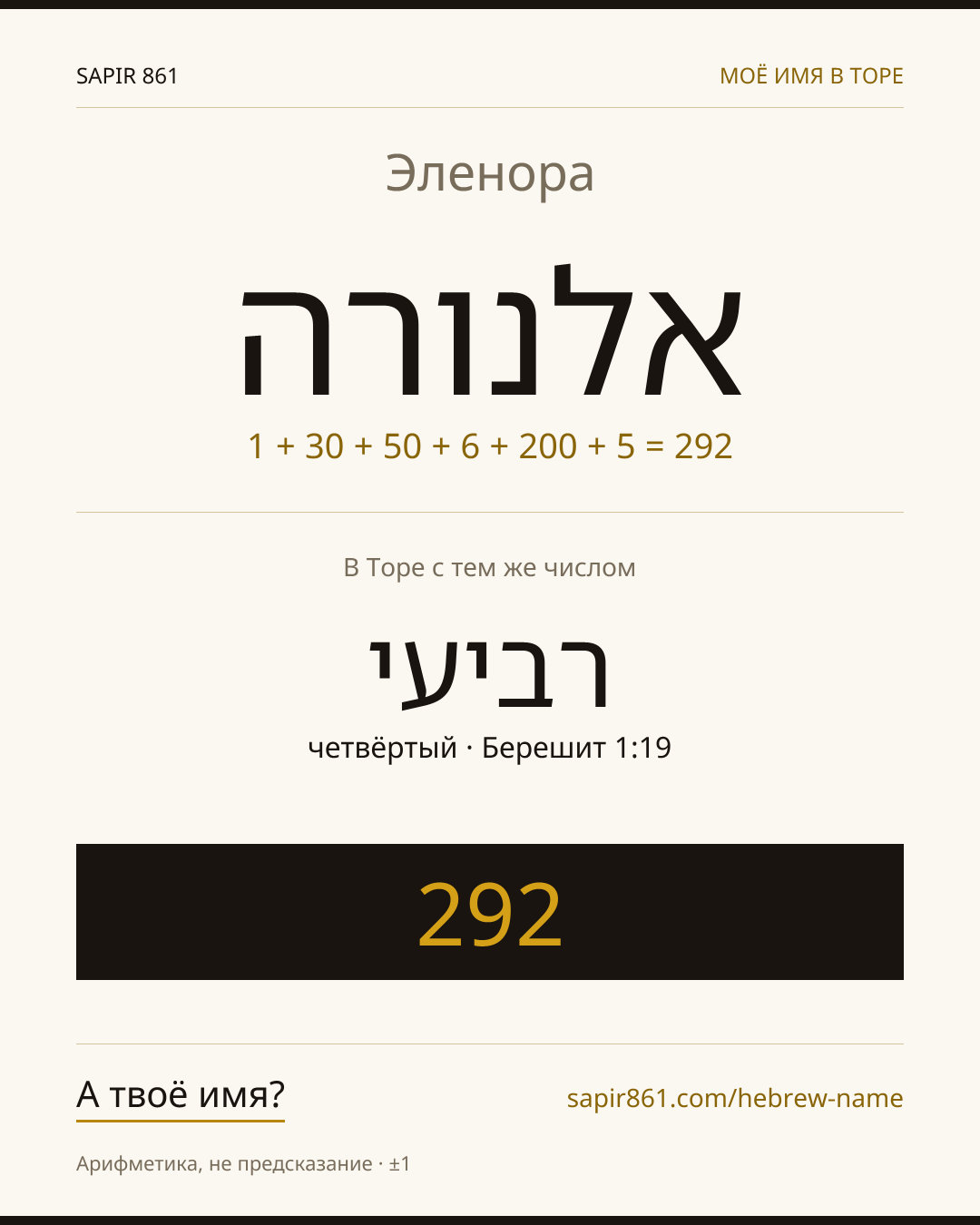 Эленора — אלנורה