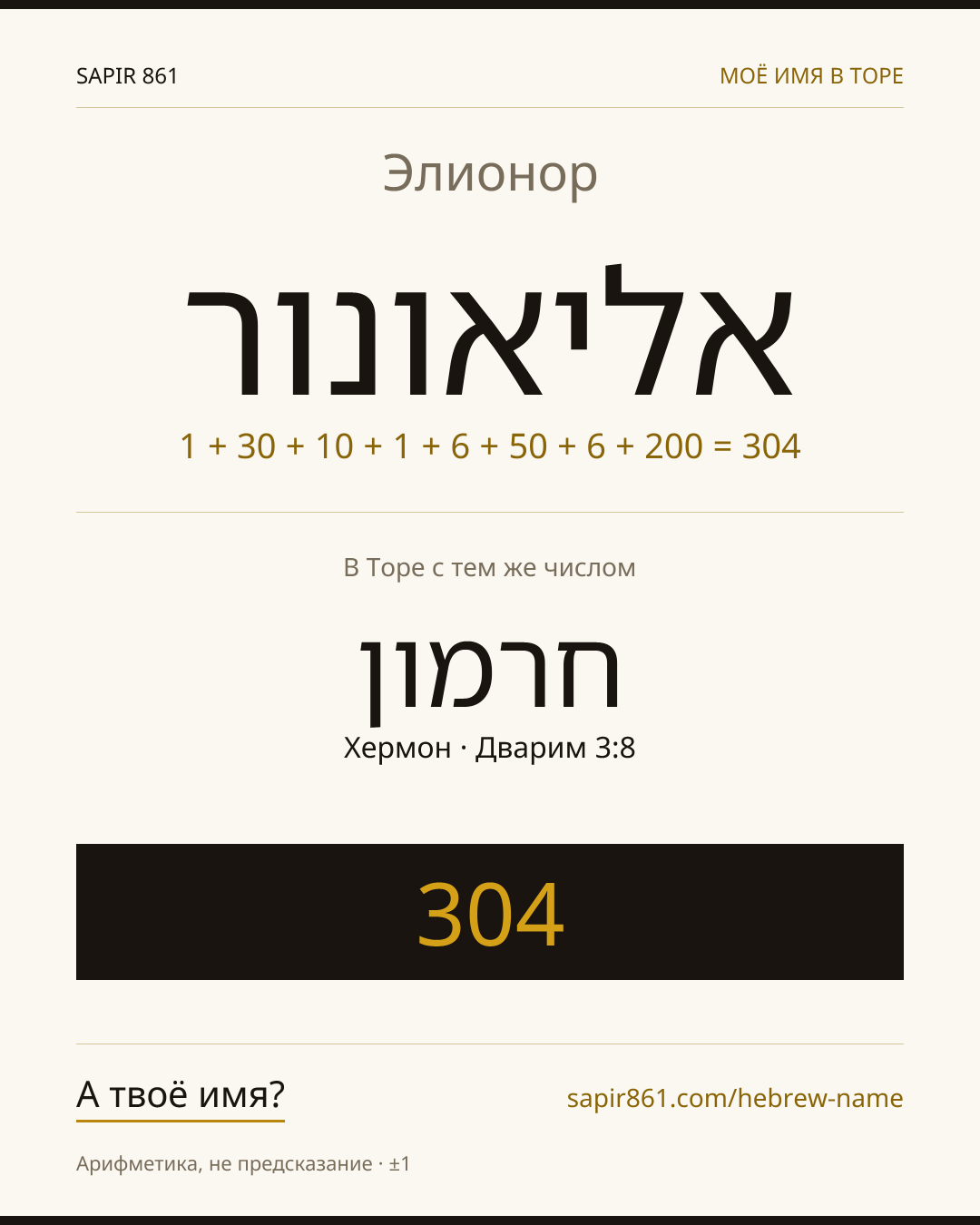 Элионор — אליאונור