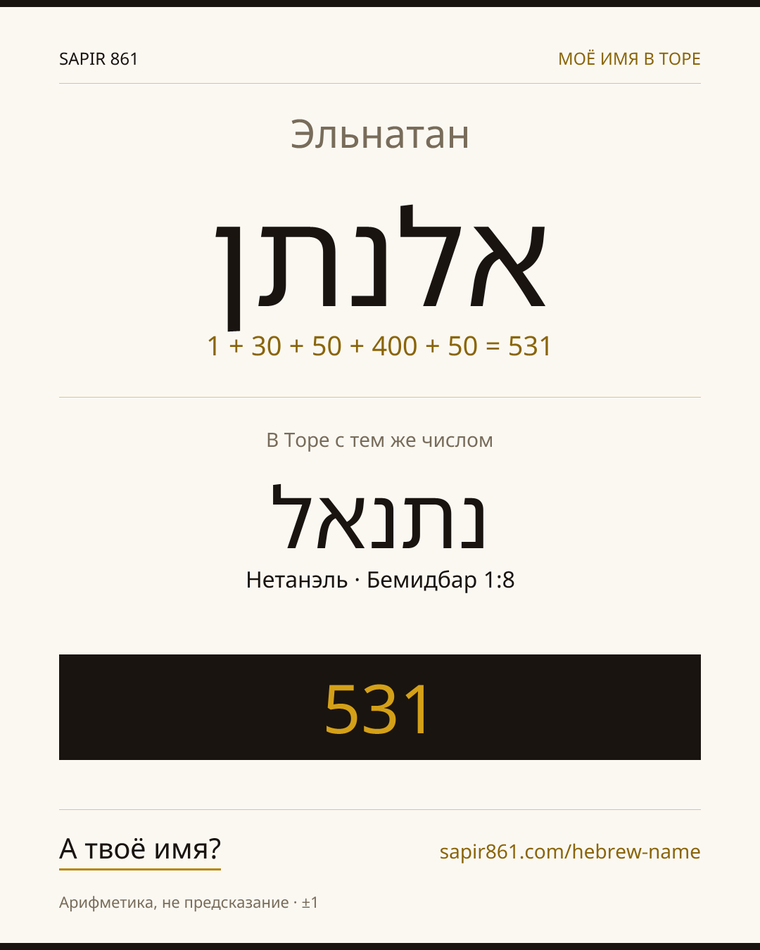 Эльнатан — אלנתן