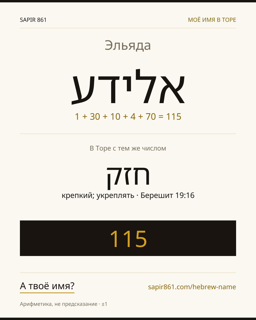 Эльяда — אלידע