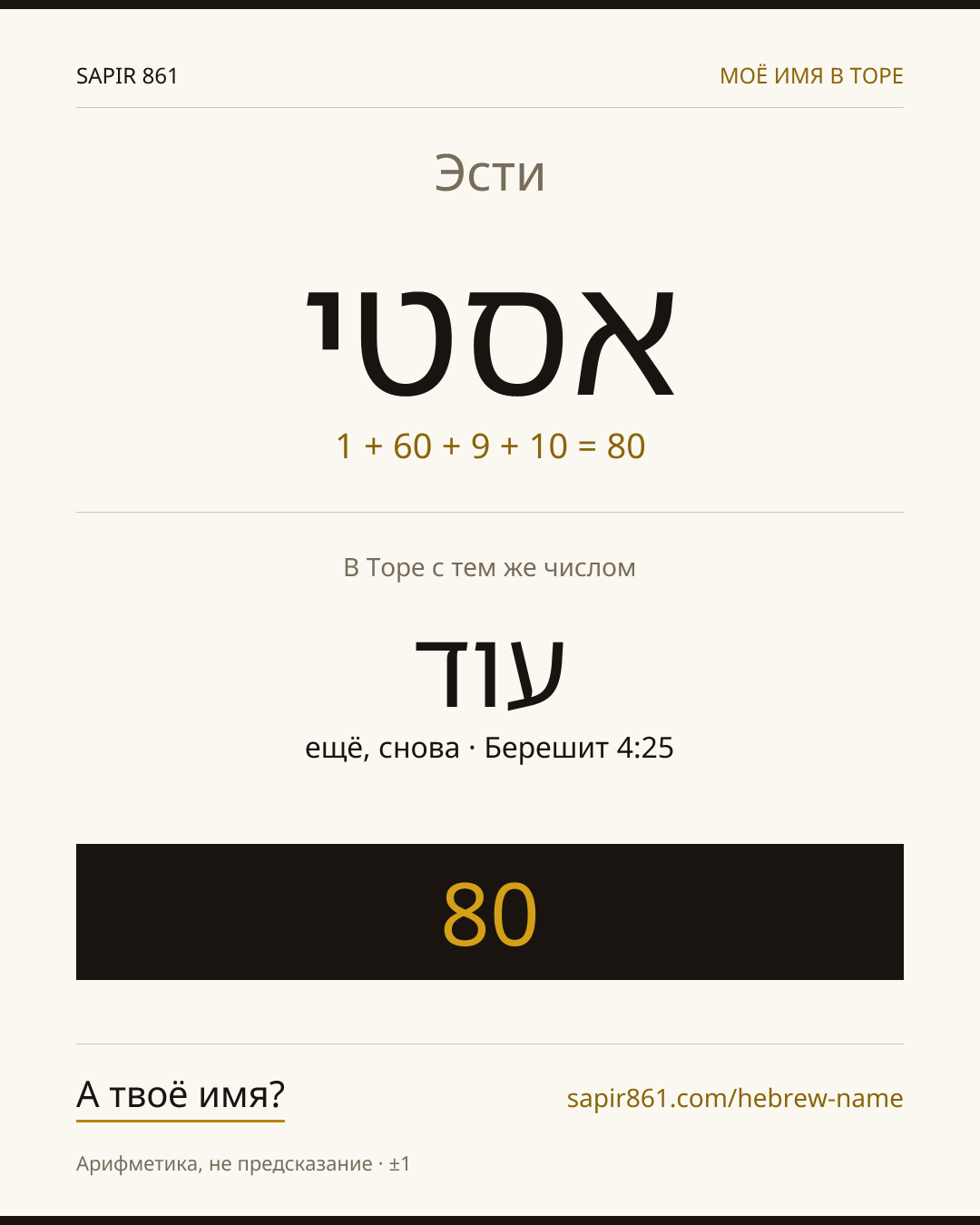 Эсти — אסתי