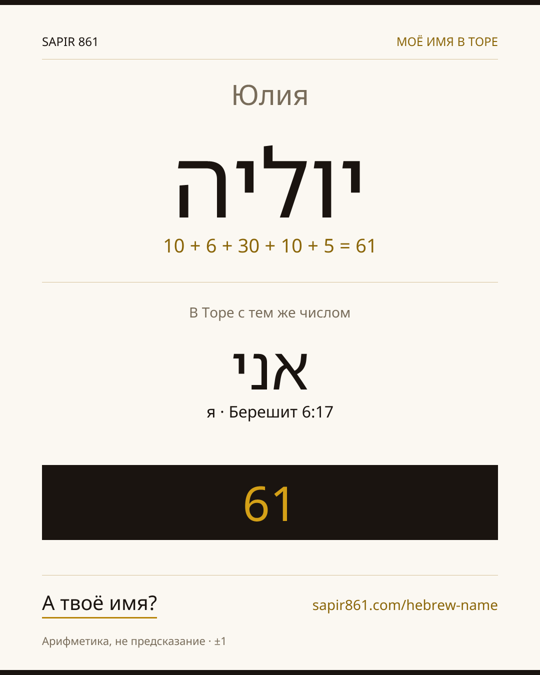 Юлия — יוליה