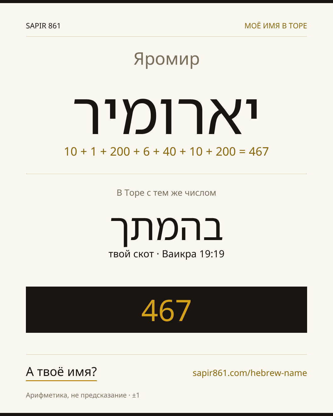 Яромир — יארומיר