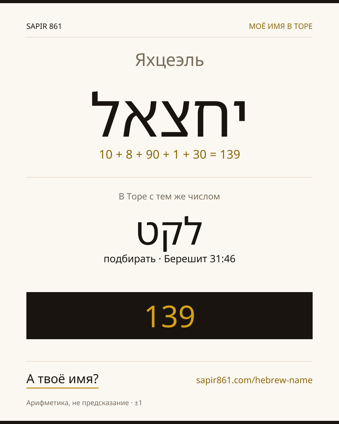 Яхцеэль — יחצאל