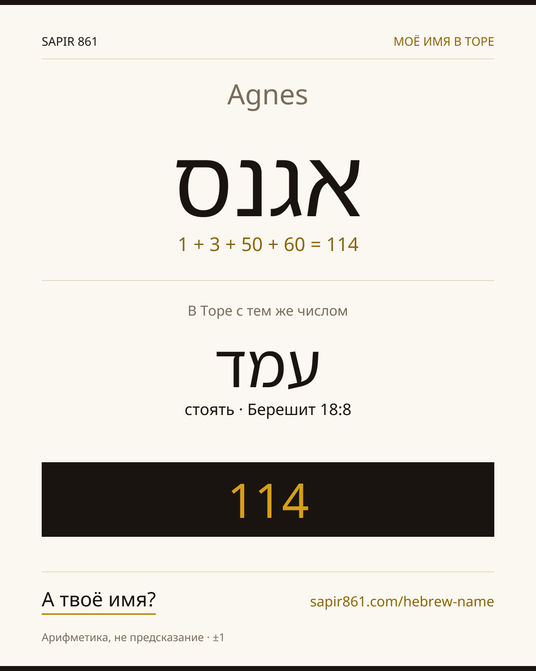 Agnes — אגנס