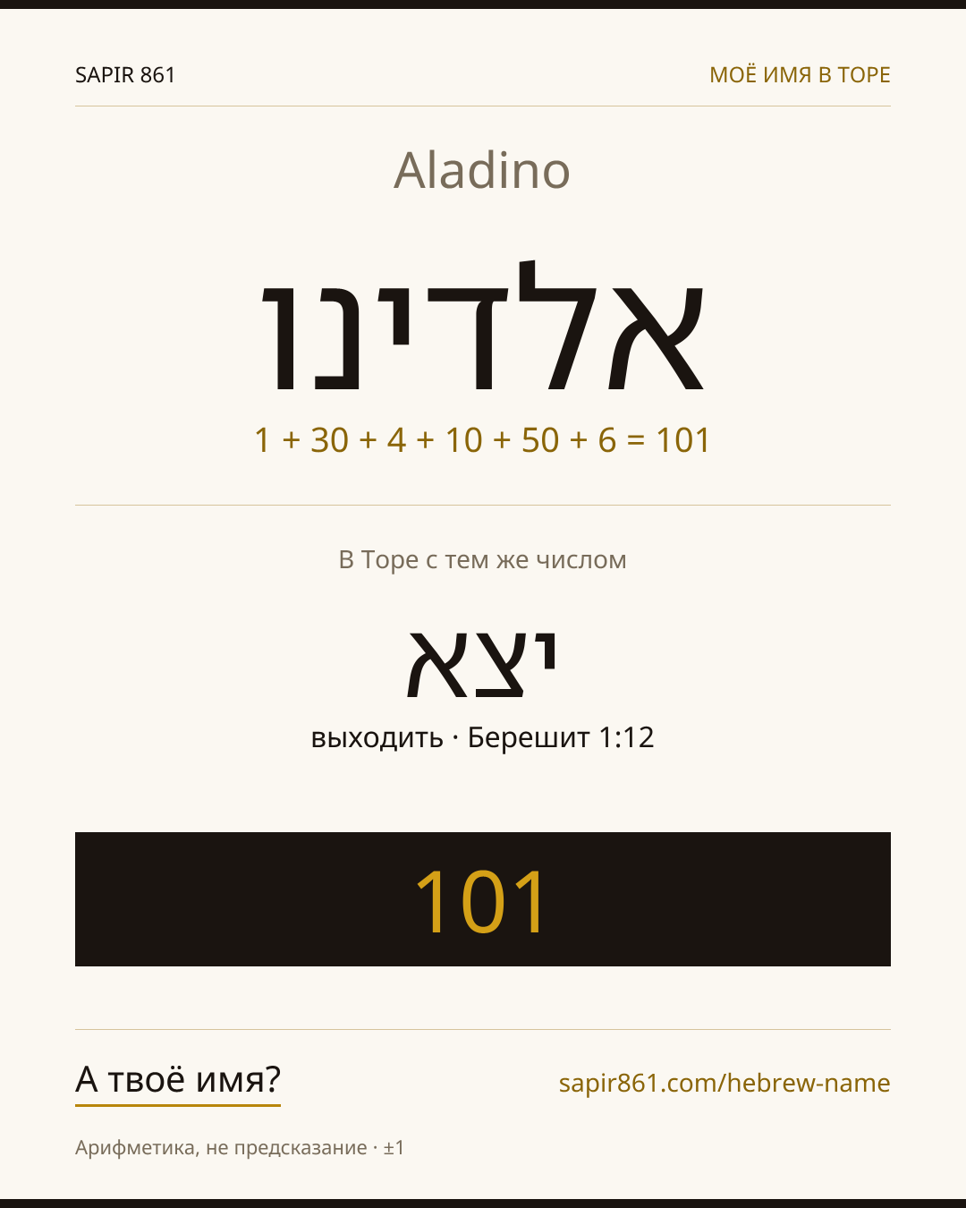 Aladino — אלדינו