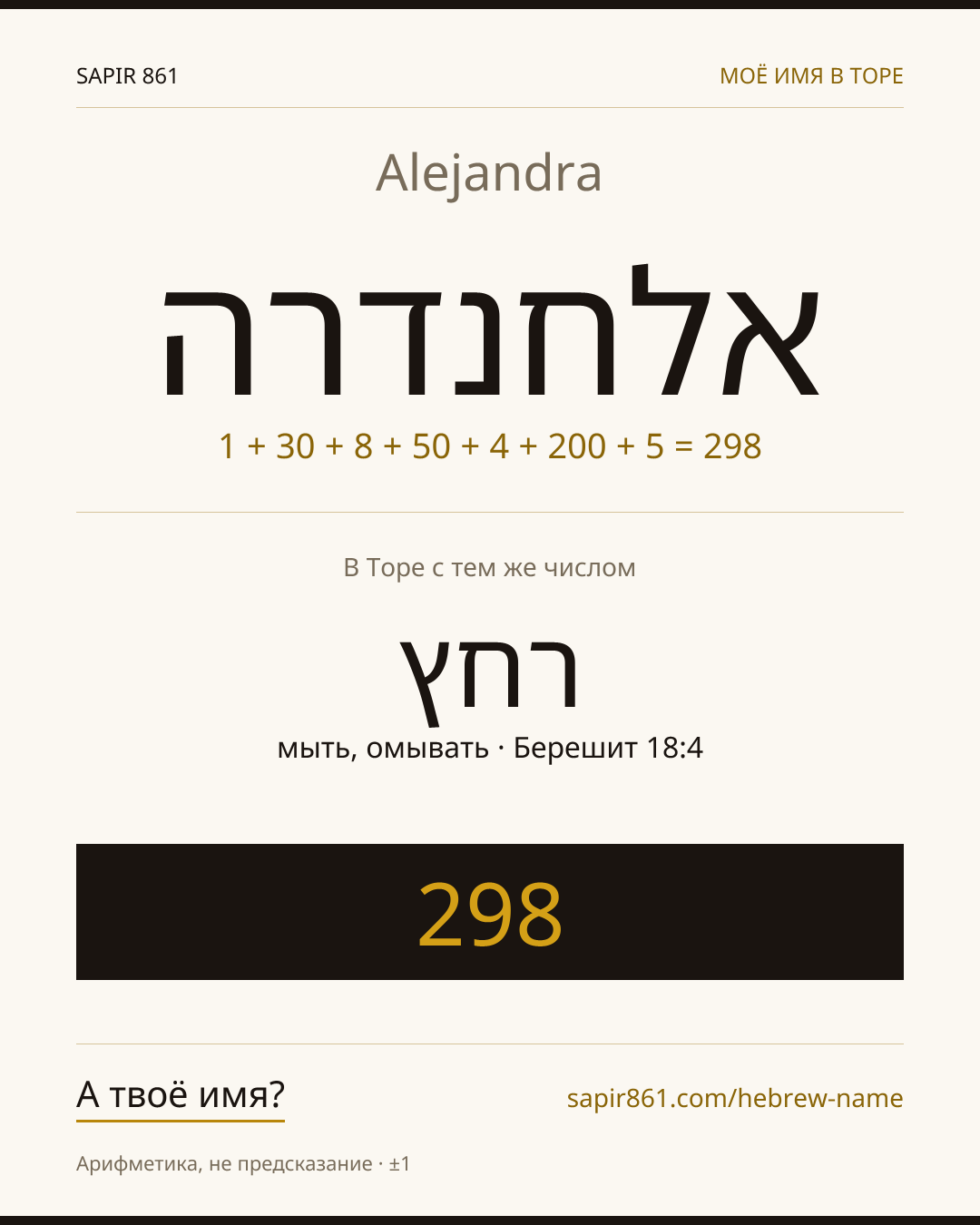 Alejandra — אלחנדרה