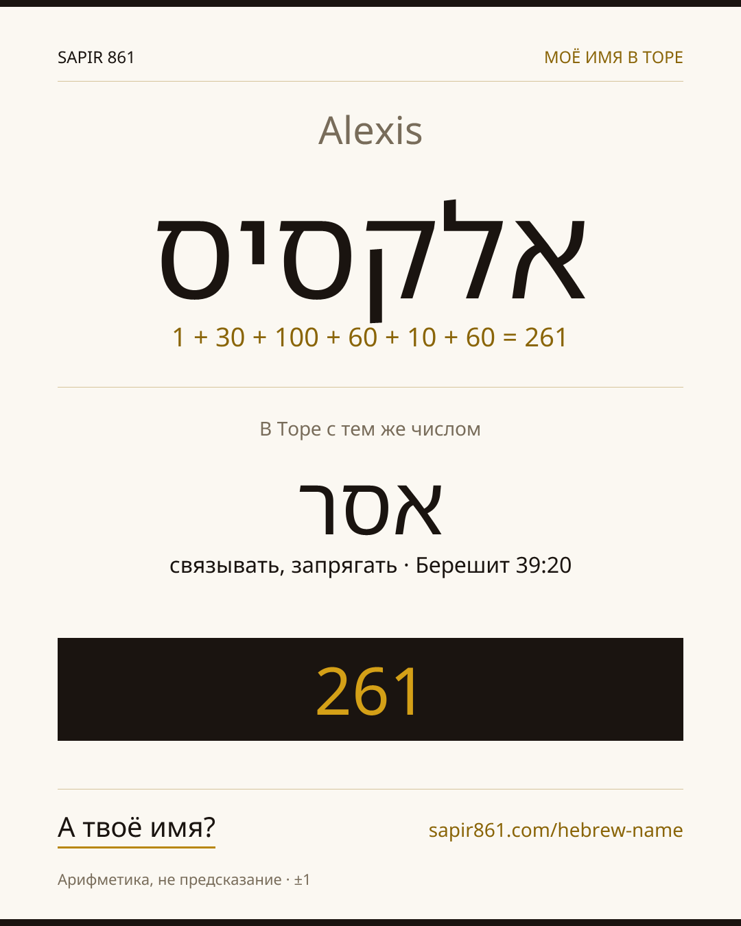 Alexis — אלקסיס