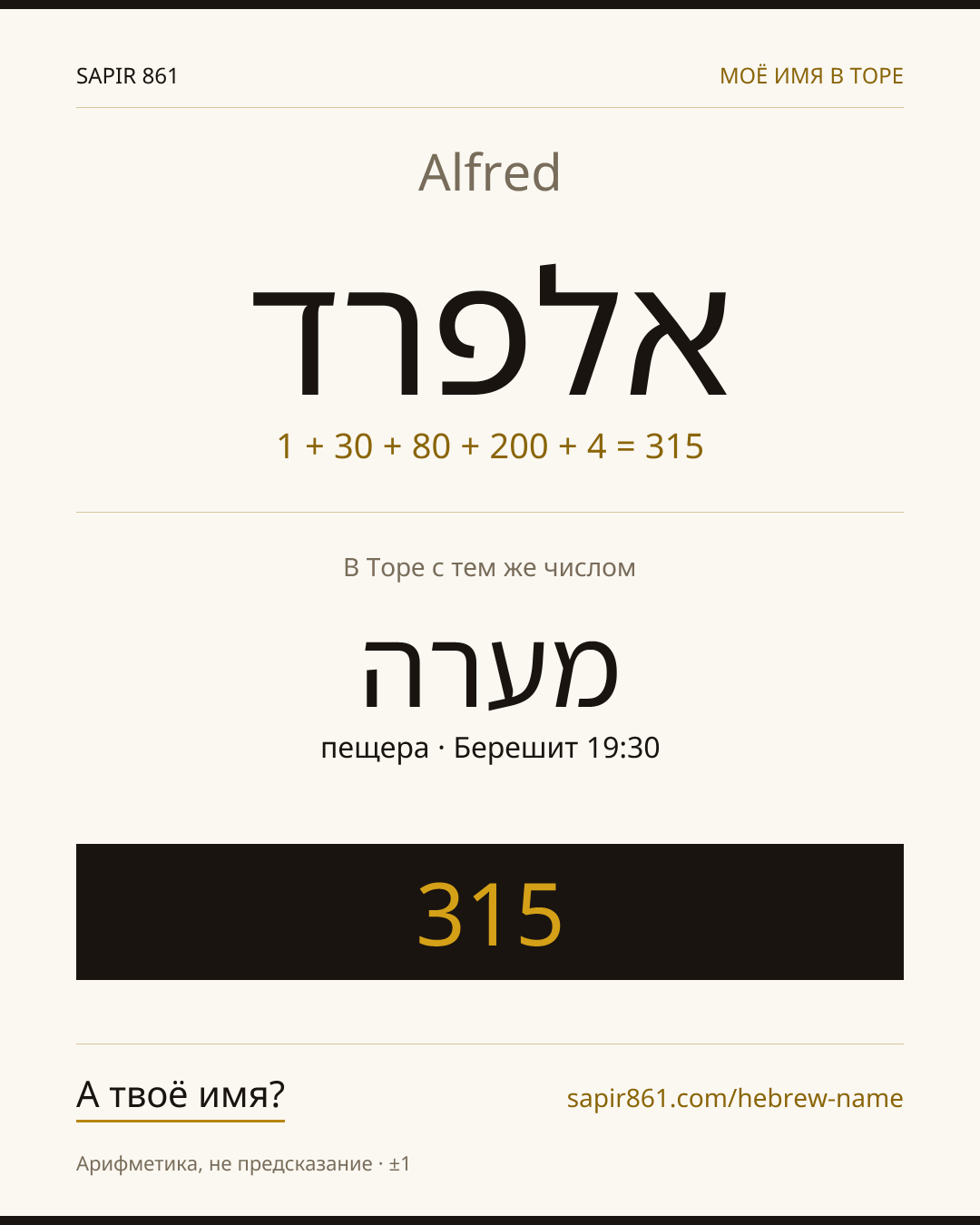 Alfred — אלפרד