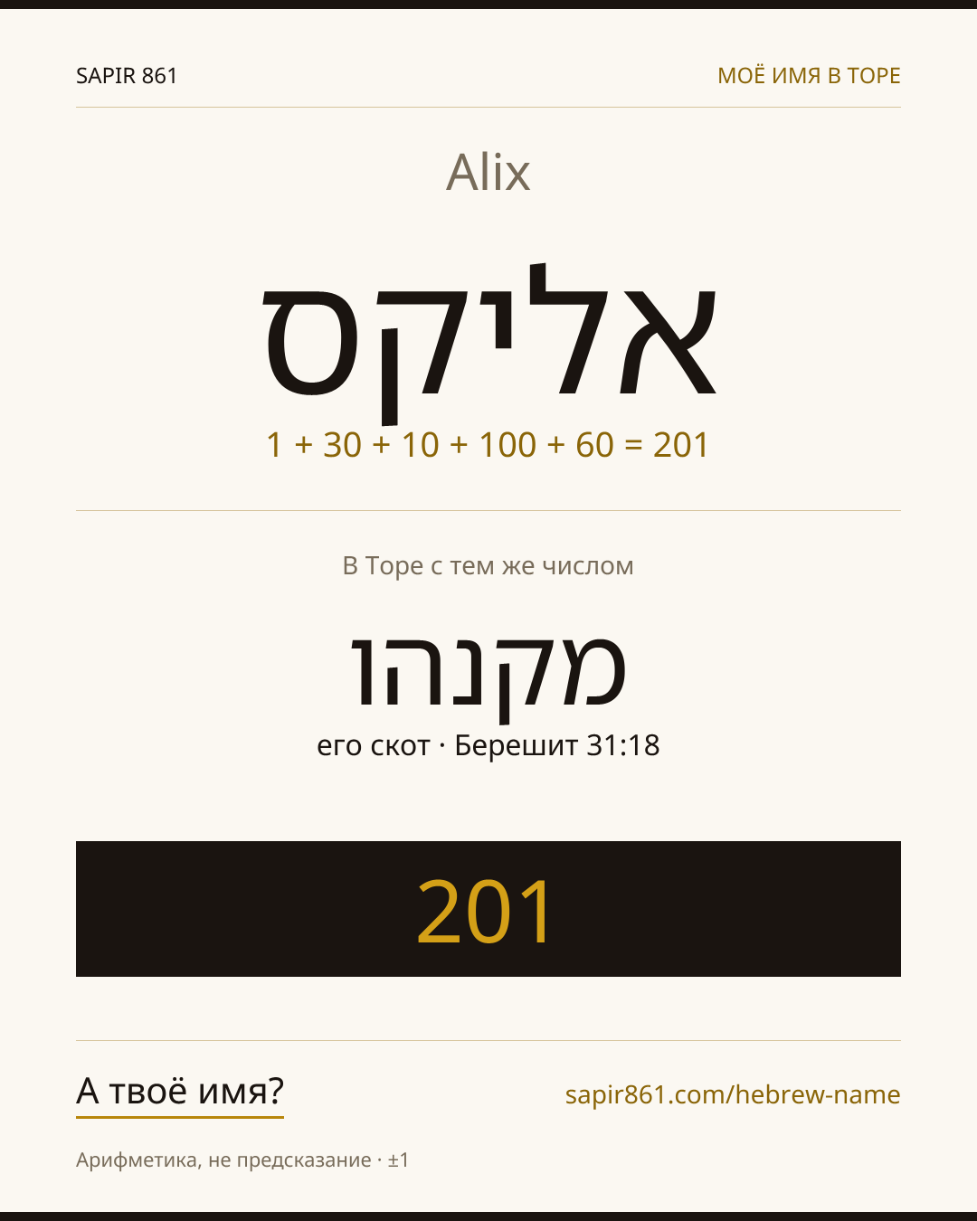 Alix — אליקס