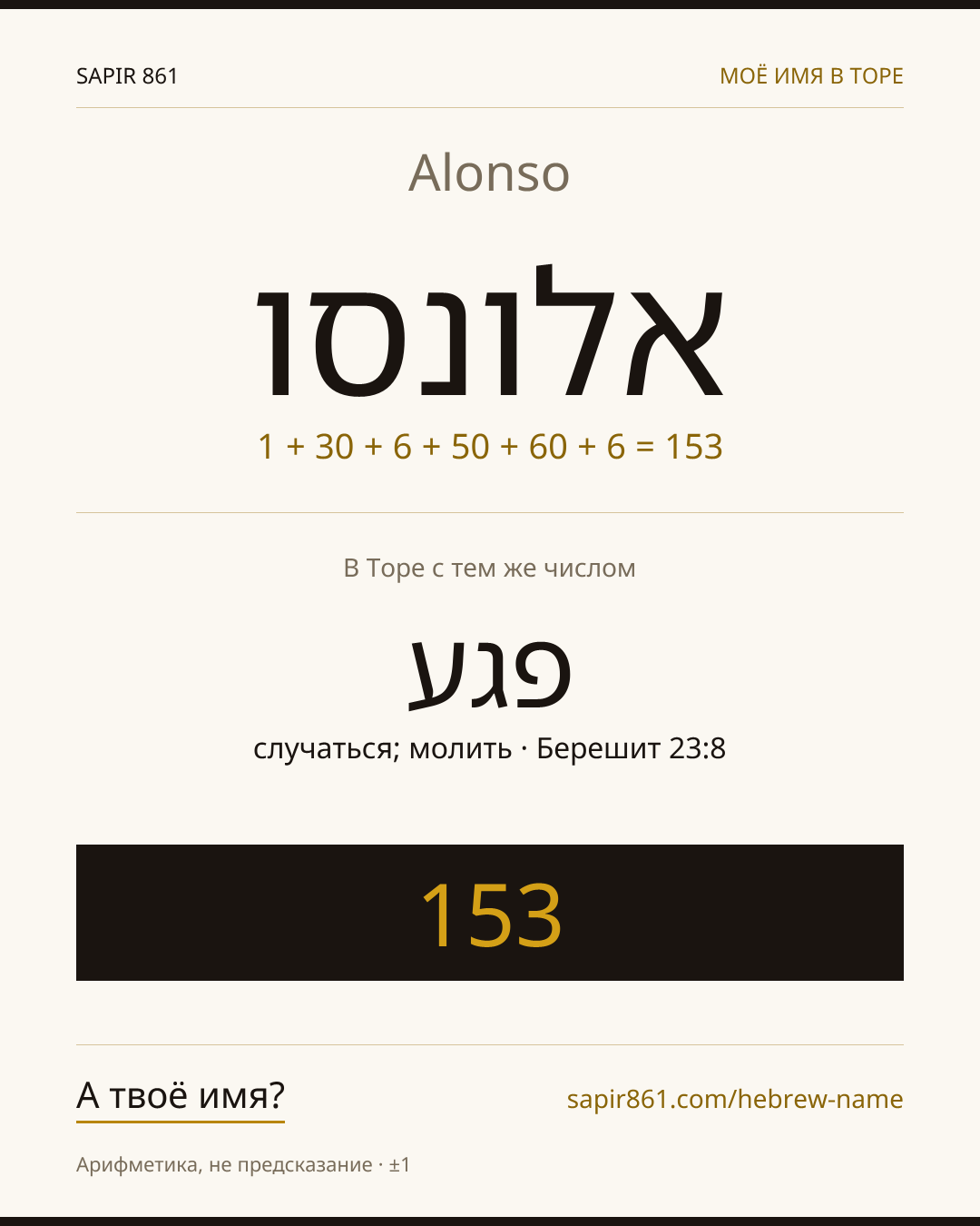 Alonso — אלונסו