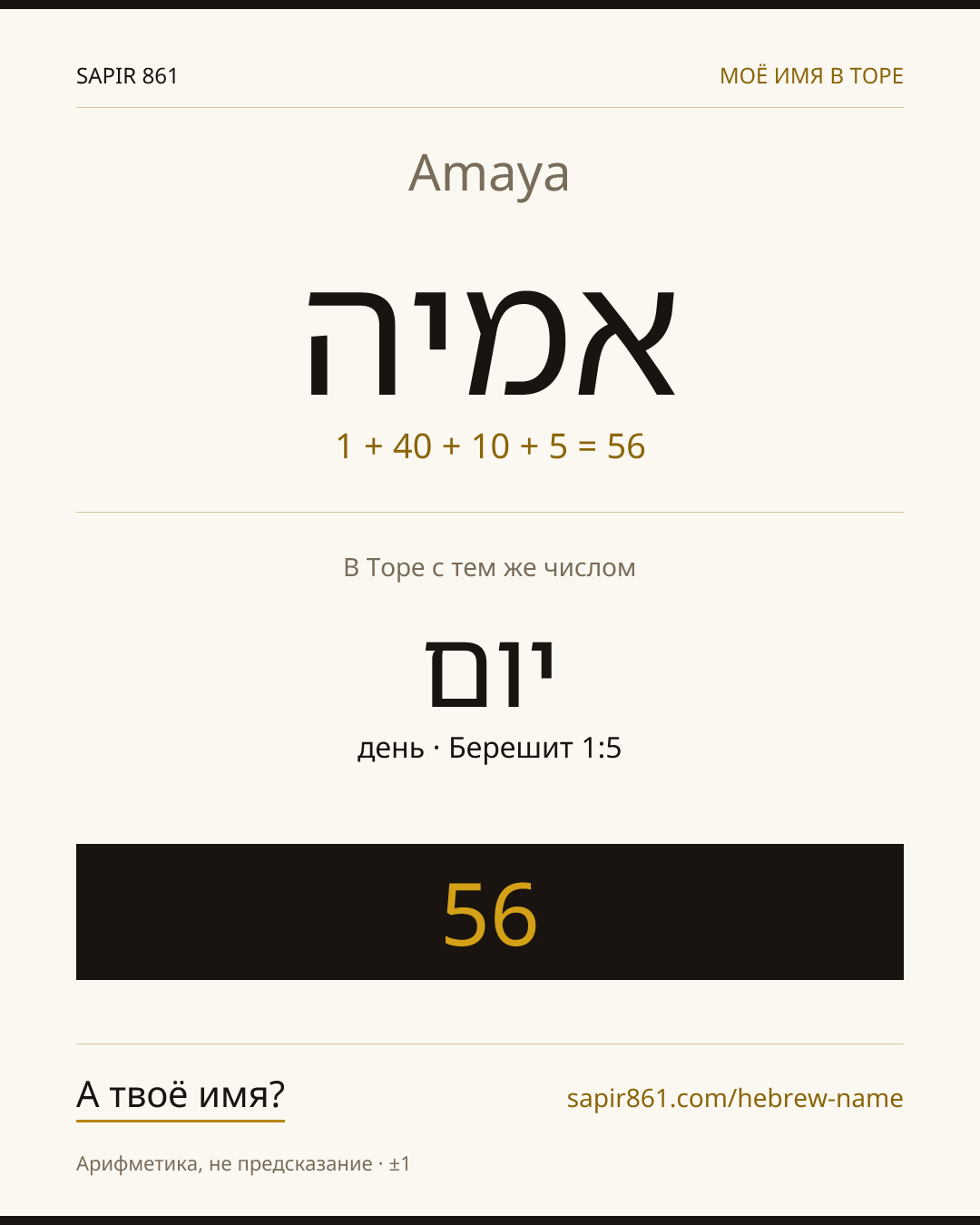 Amaya — אמיה