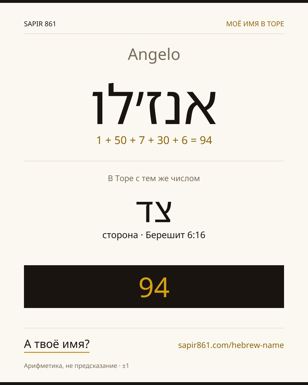 Angelo — אנז׳לו