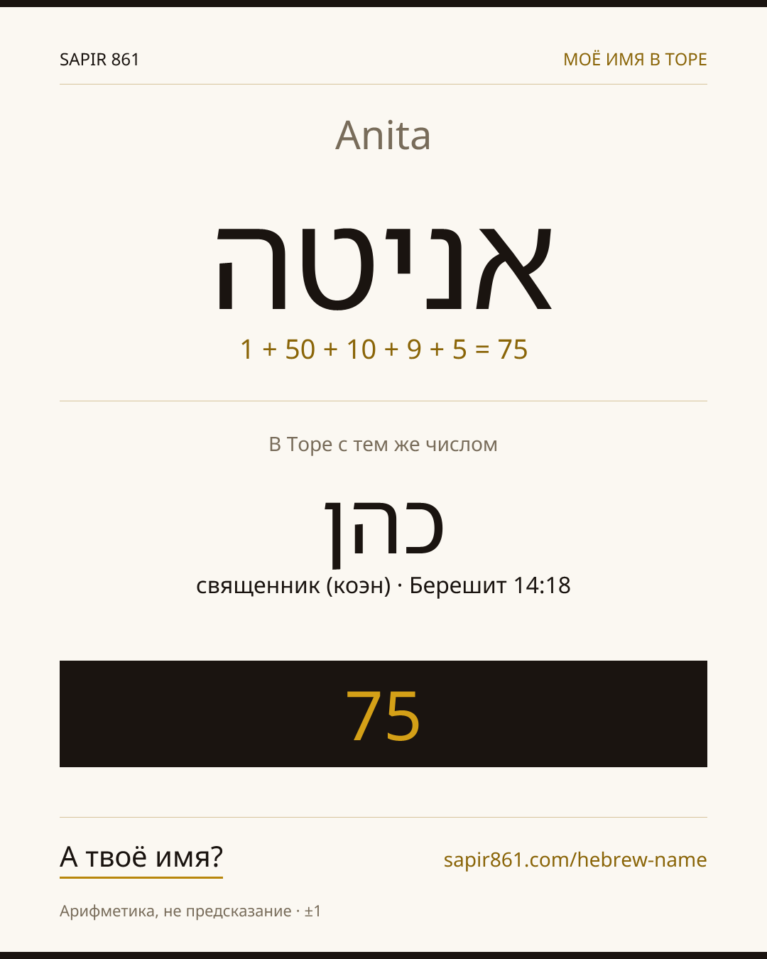 Anita — אניטה
