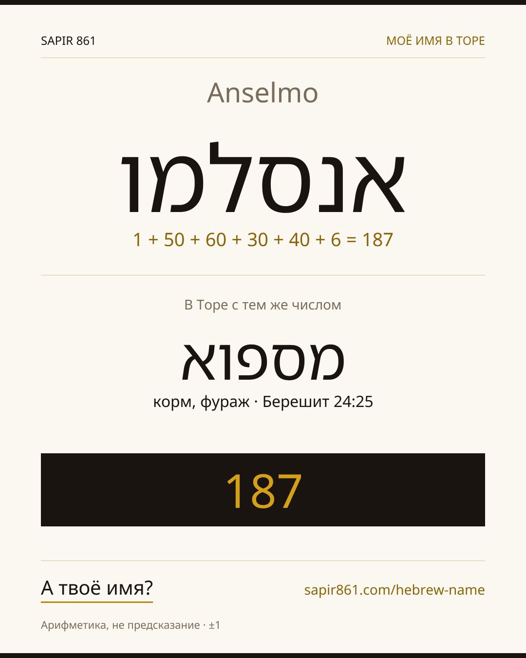 Anselmo — אנסלמו