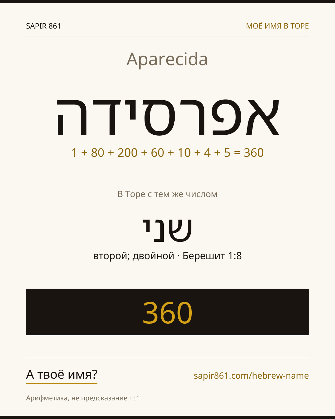 Aparecida — אפרסידה