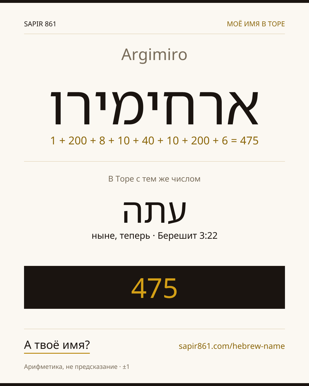 Argimiro — ארחימירו