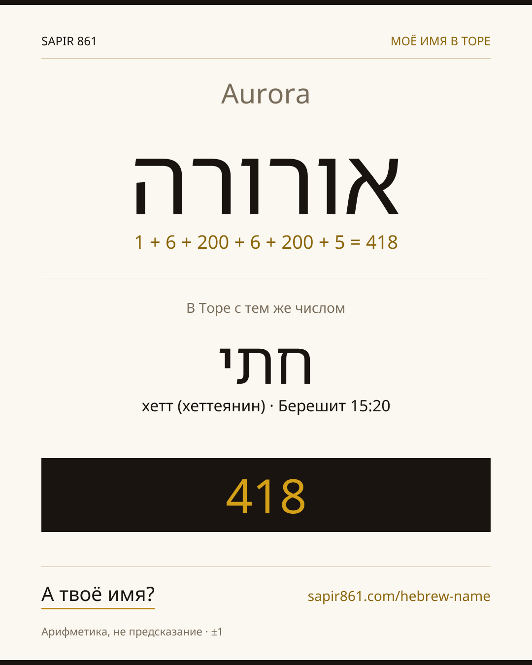 Aurora — אורורה