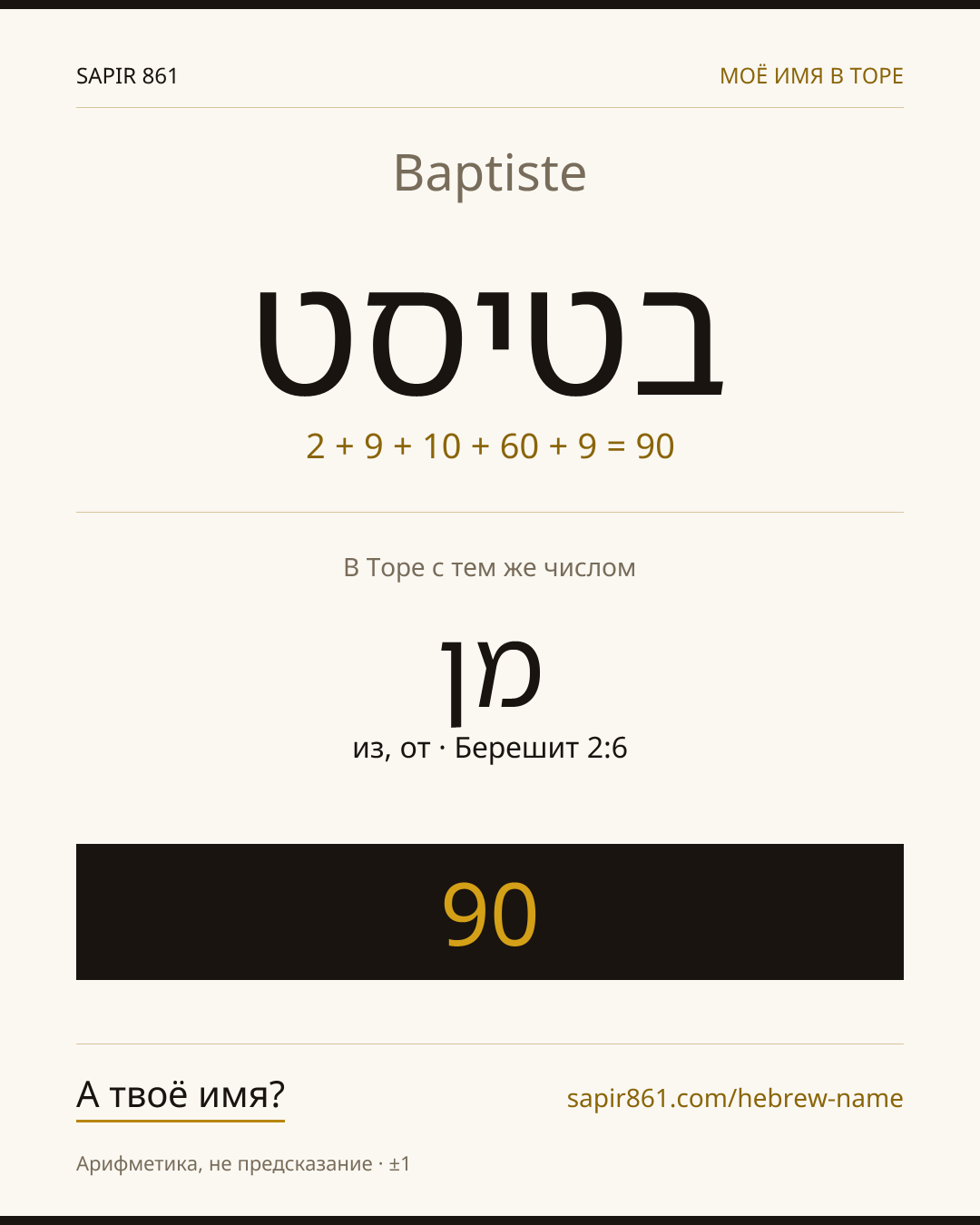 Baptiste — בטיסט