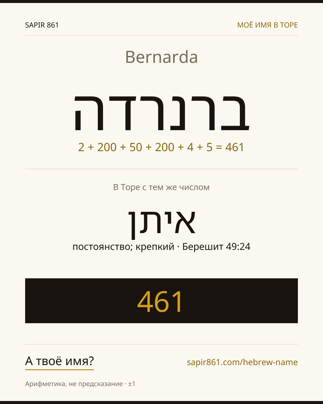 Bernarda — ברנרדה
