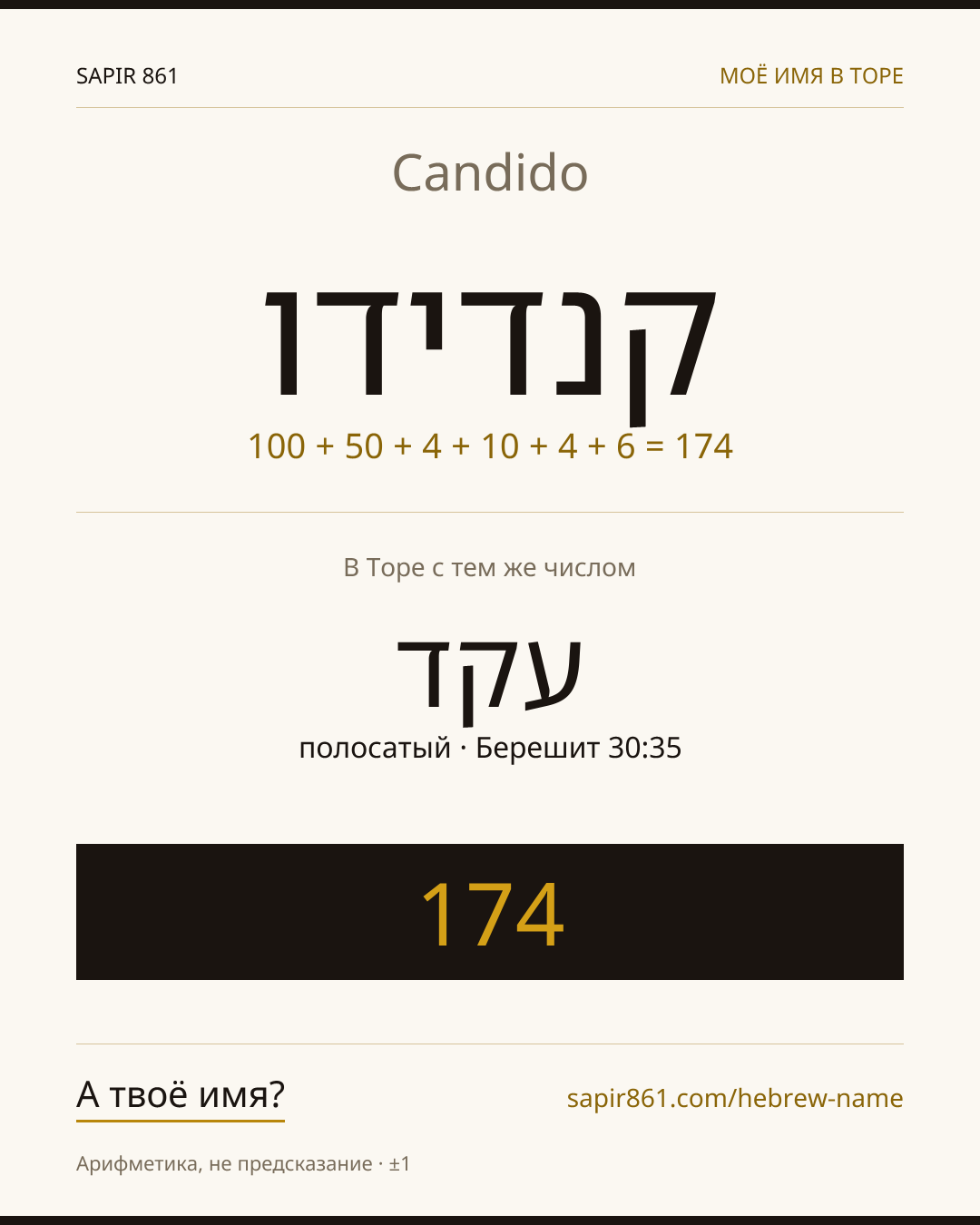 Candido — קנדידו