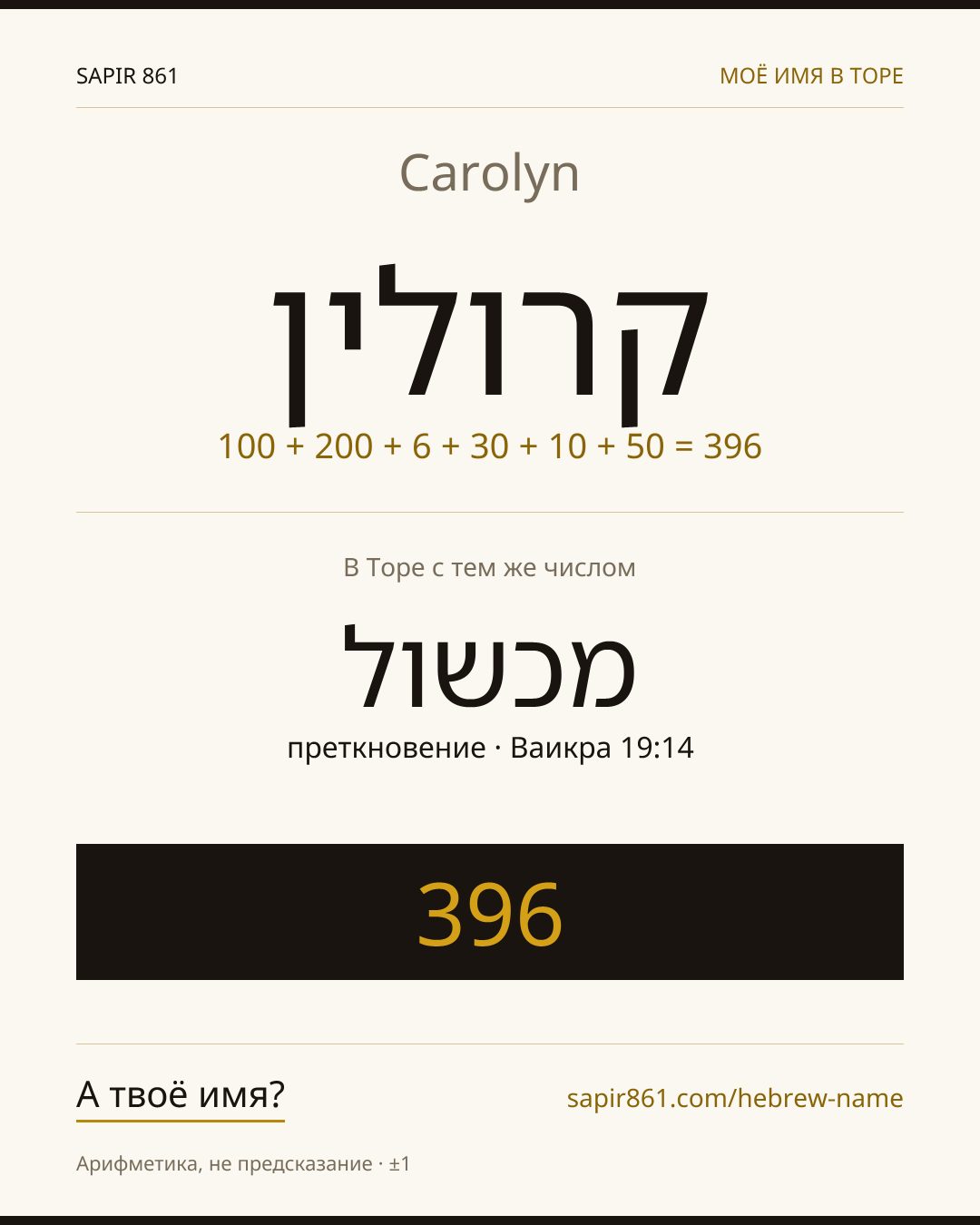 Carolyn — קרולין