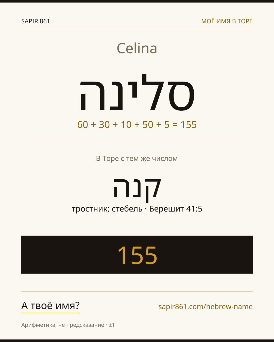 Celina — סלינה