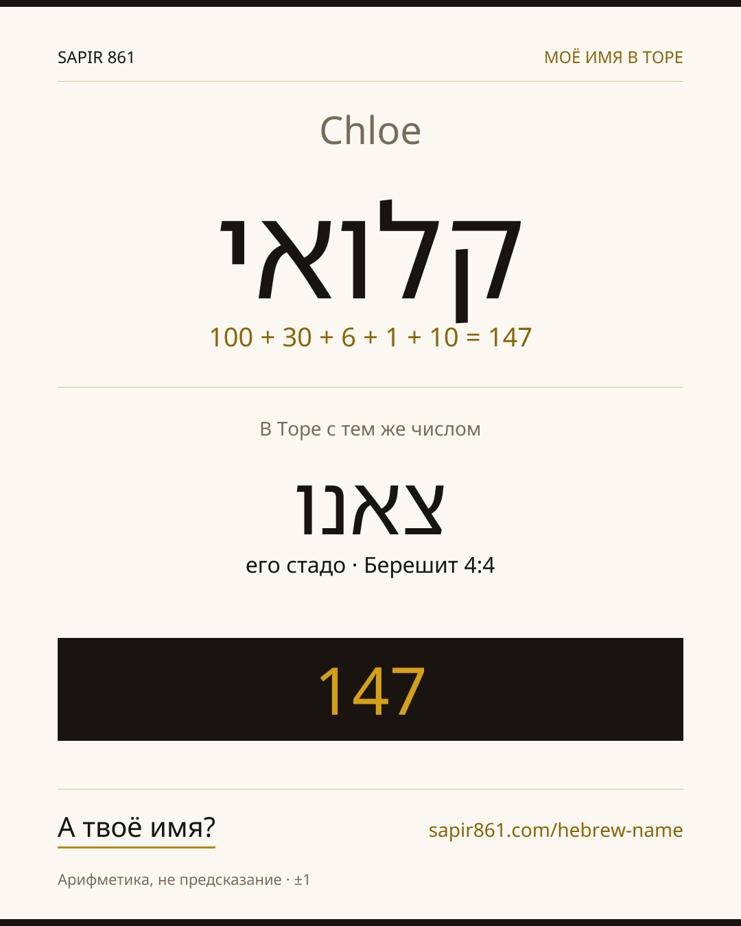 Chloe — קלואי