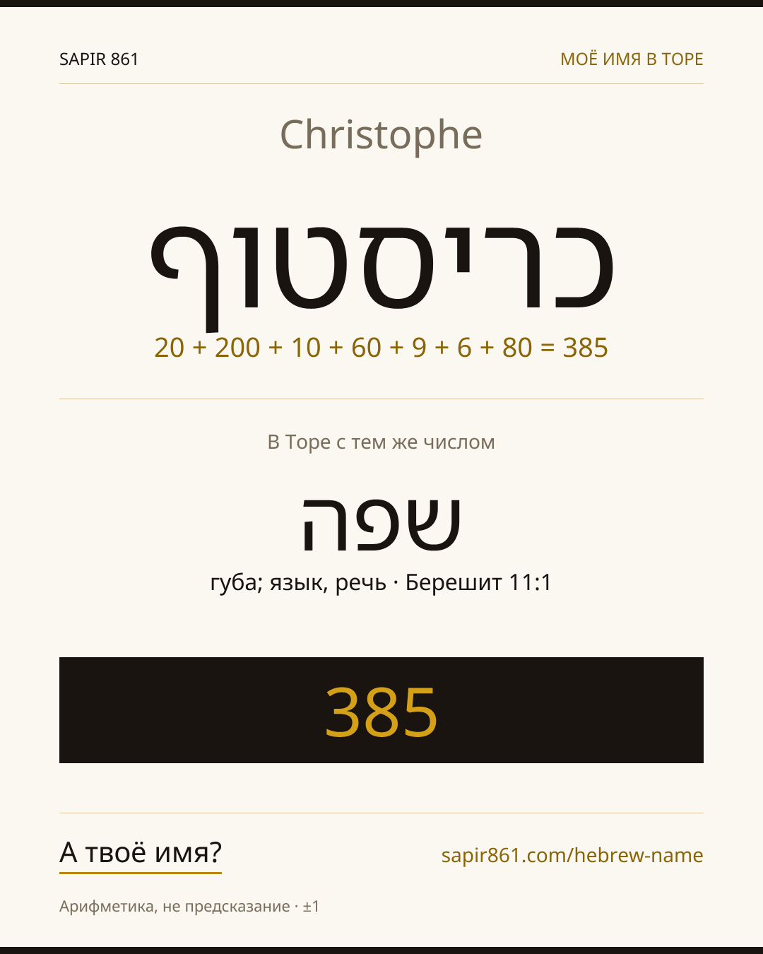 Christophe — כריסטוף