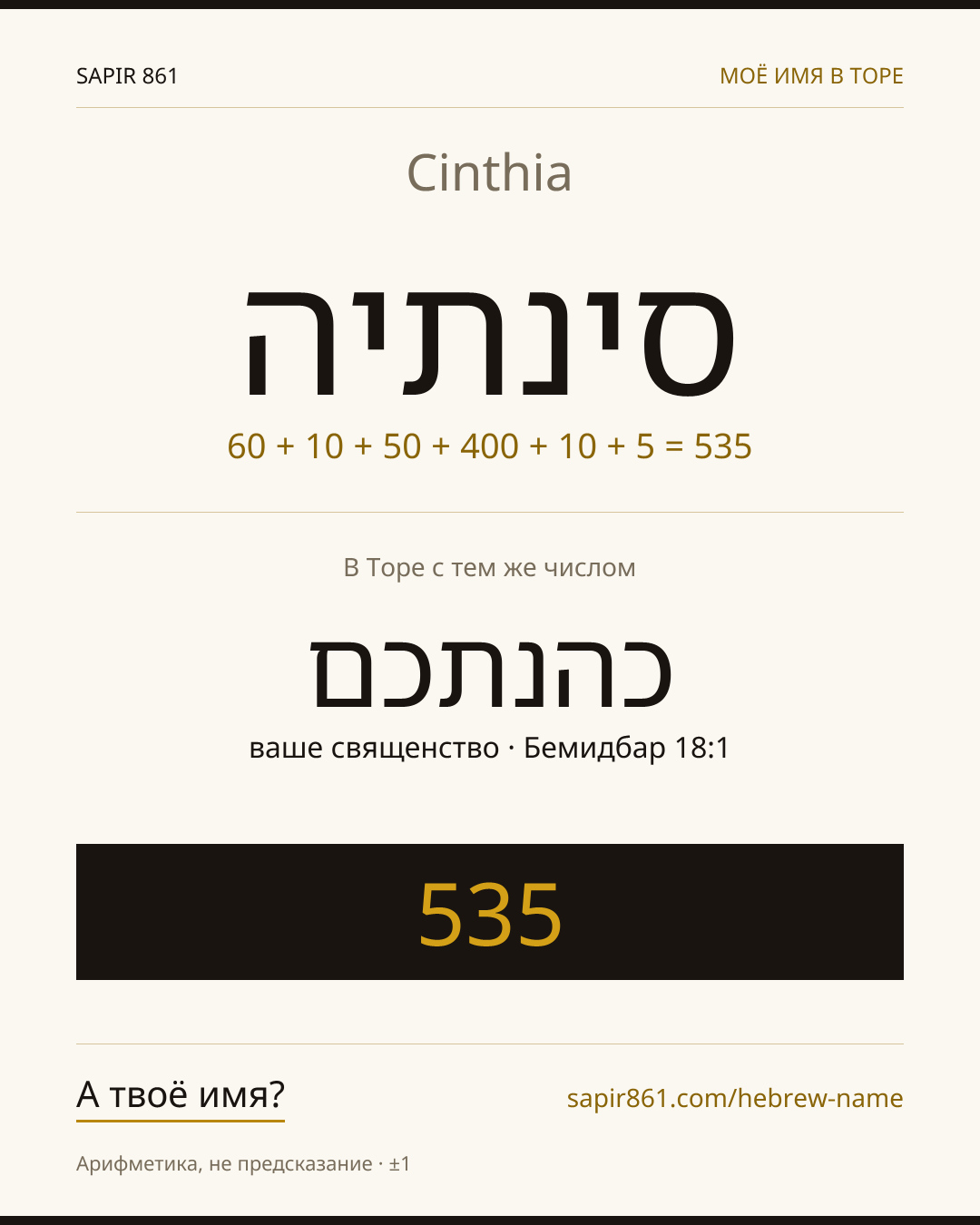 Cinthia — סינתיה