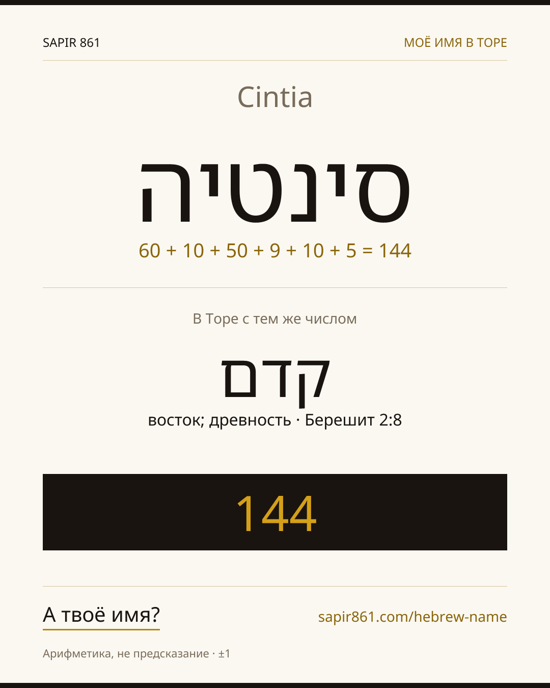 Cintia — סינטיה