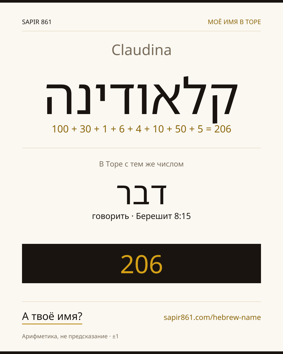 Claudina — קלאודינה