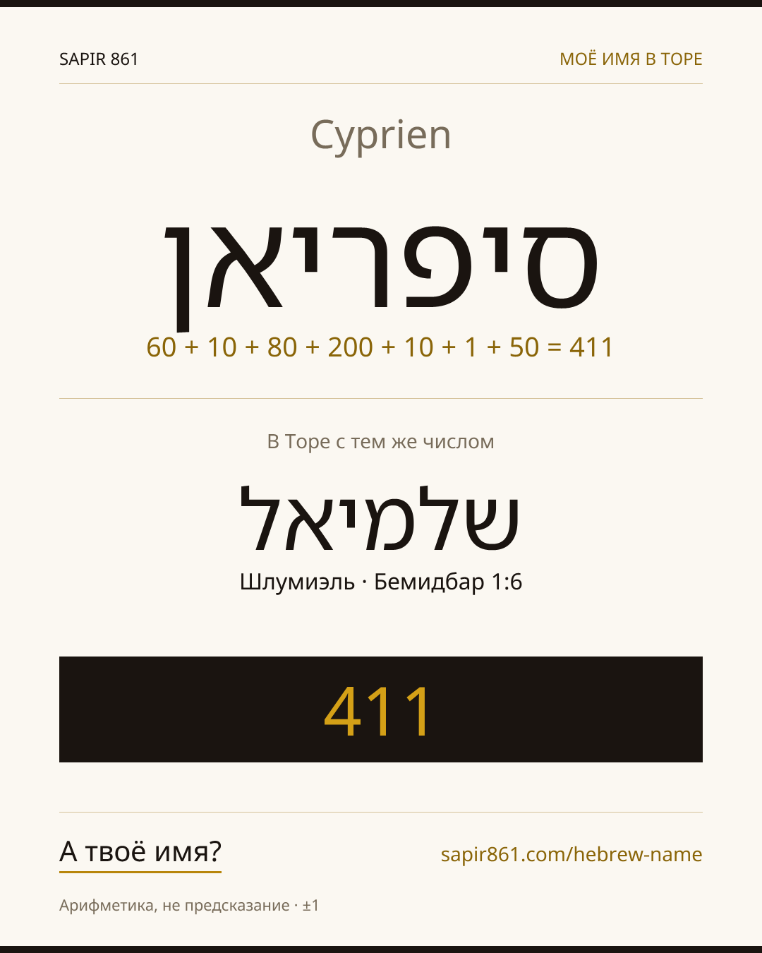 Cyprien — סיפריאן