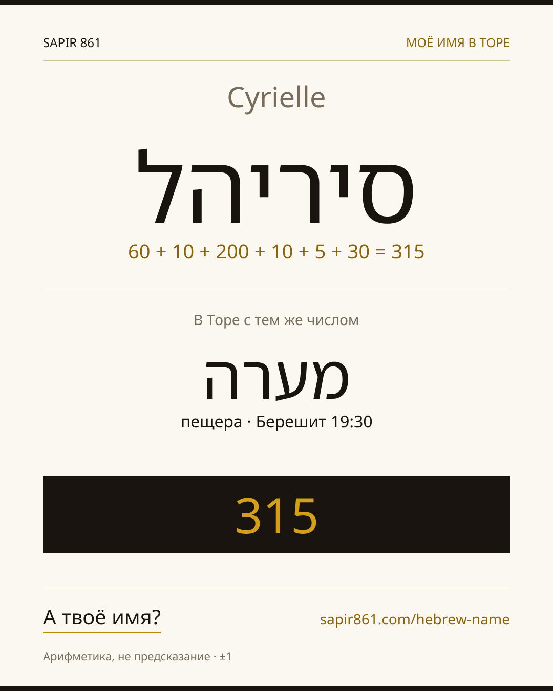 Cyrielle — סיריהל