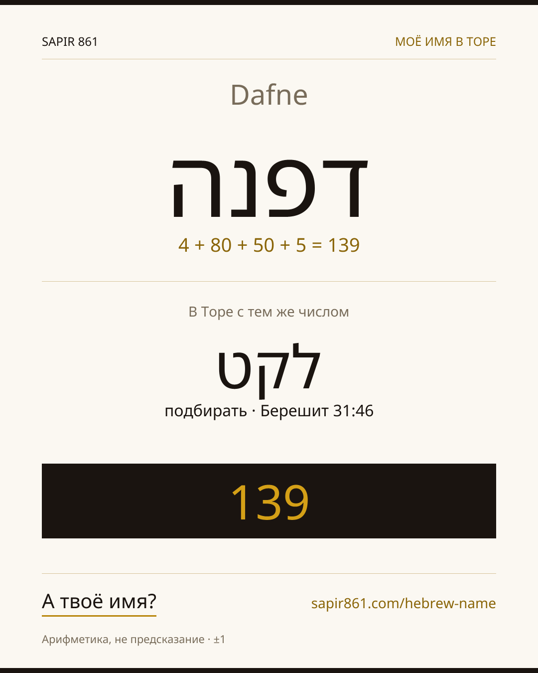 Dafne — דפנה