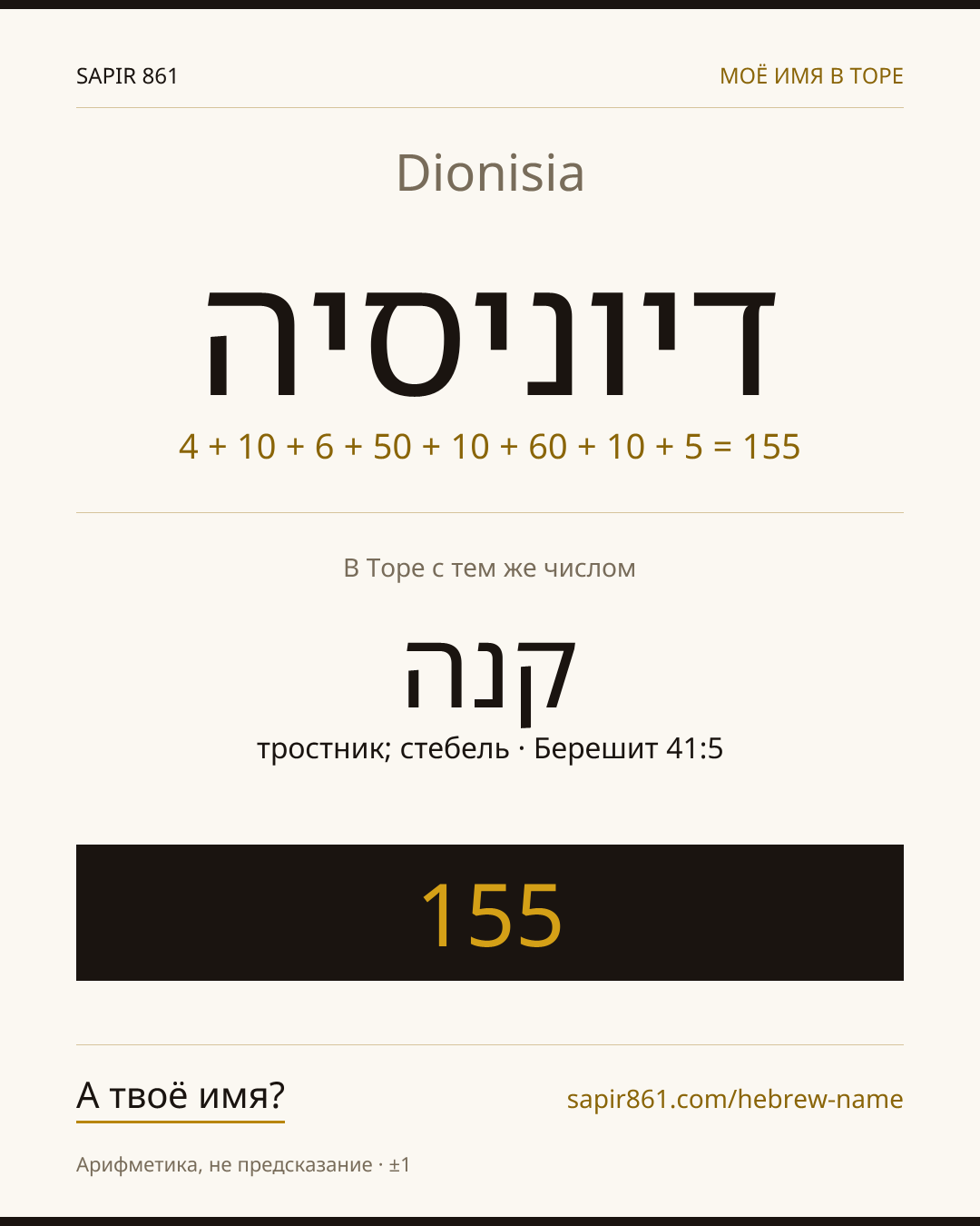 Dionisia — דיוניסיה