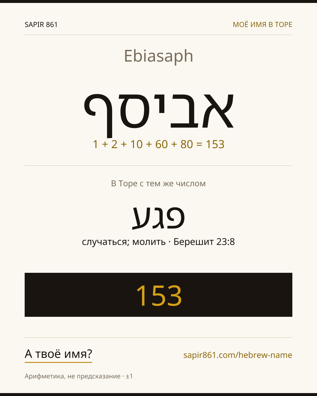 Ebiasaph — אביסף
