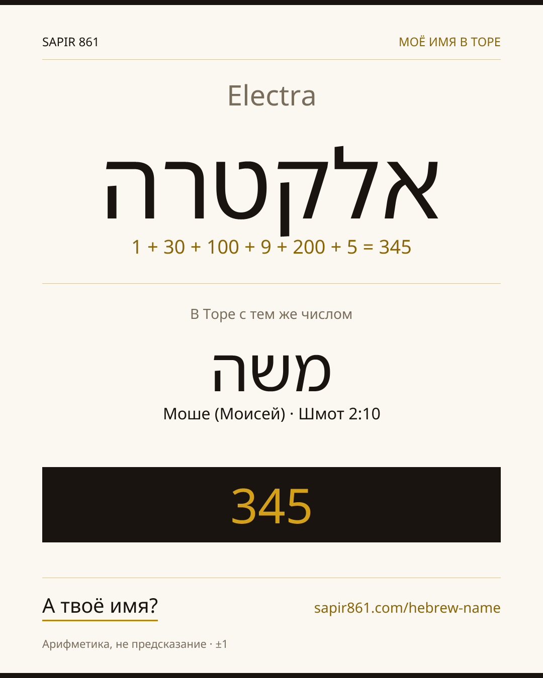 Electra — אלקטרה