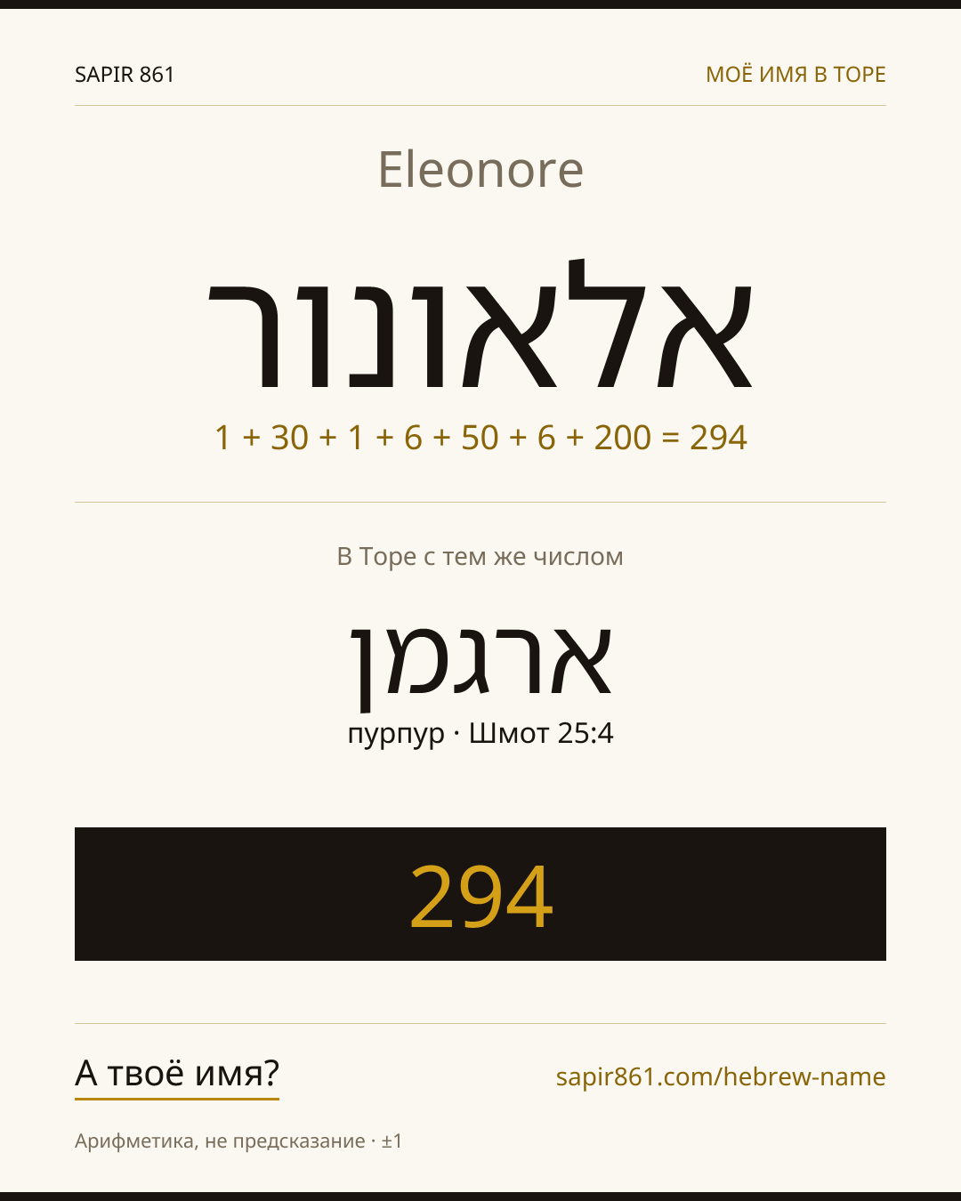 Eleonore — אלאונור
