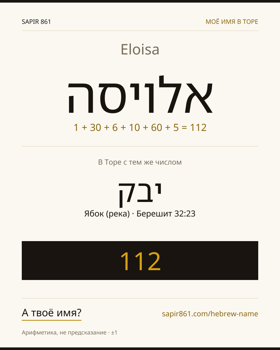 Eloisa — אלויסה