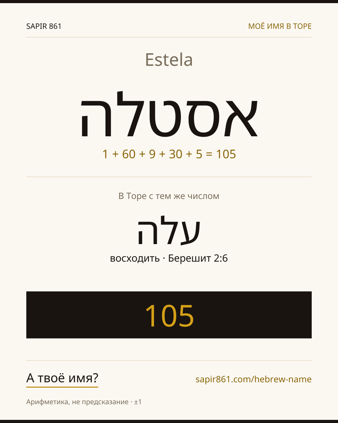 Estela — אסטלה