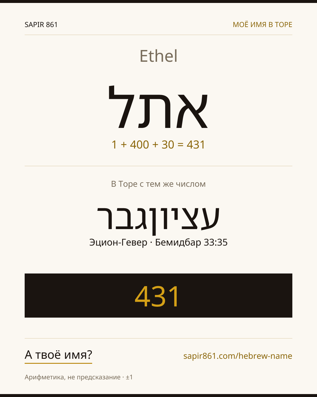 Ethel — אתל
