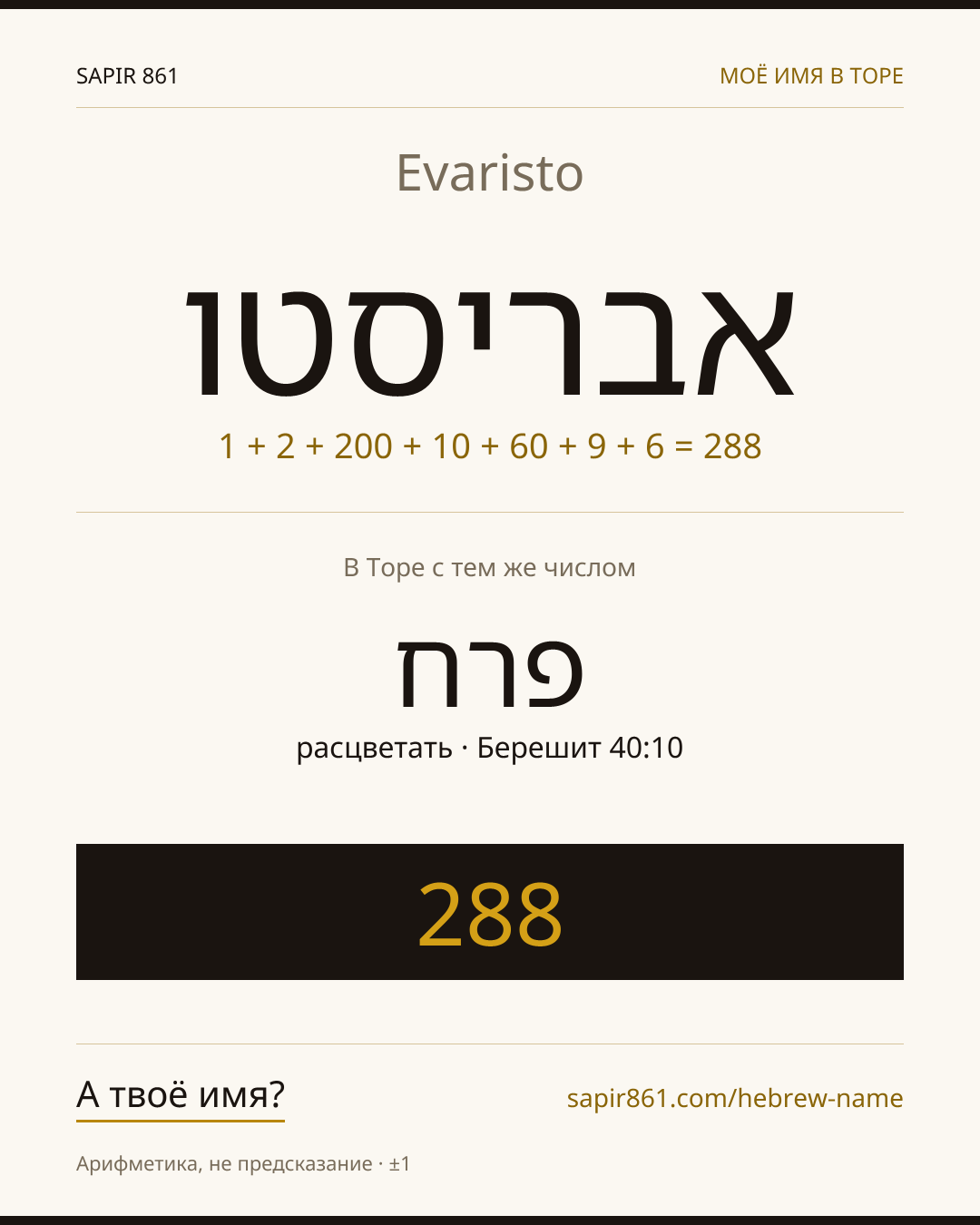 Evaristo — אבריסטו