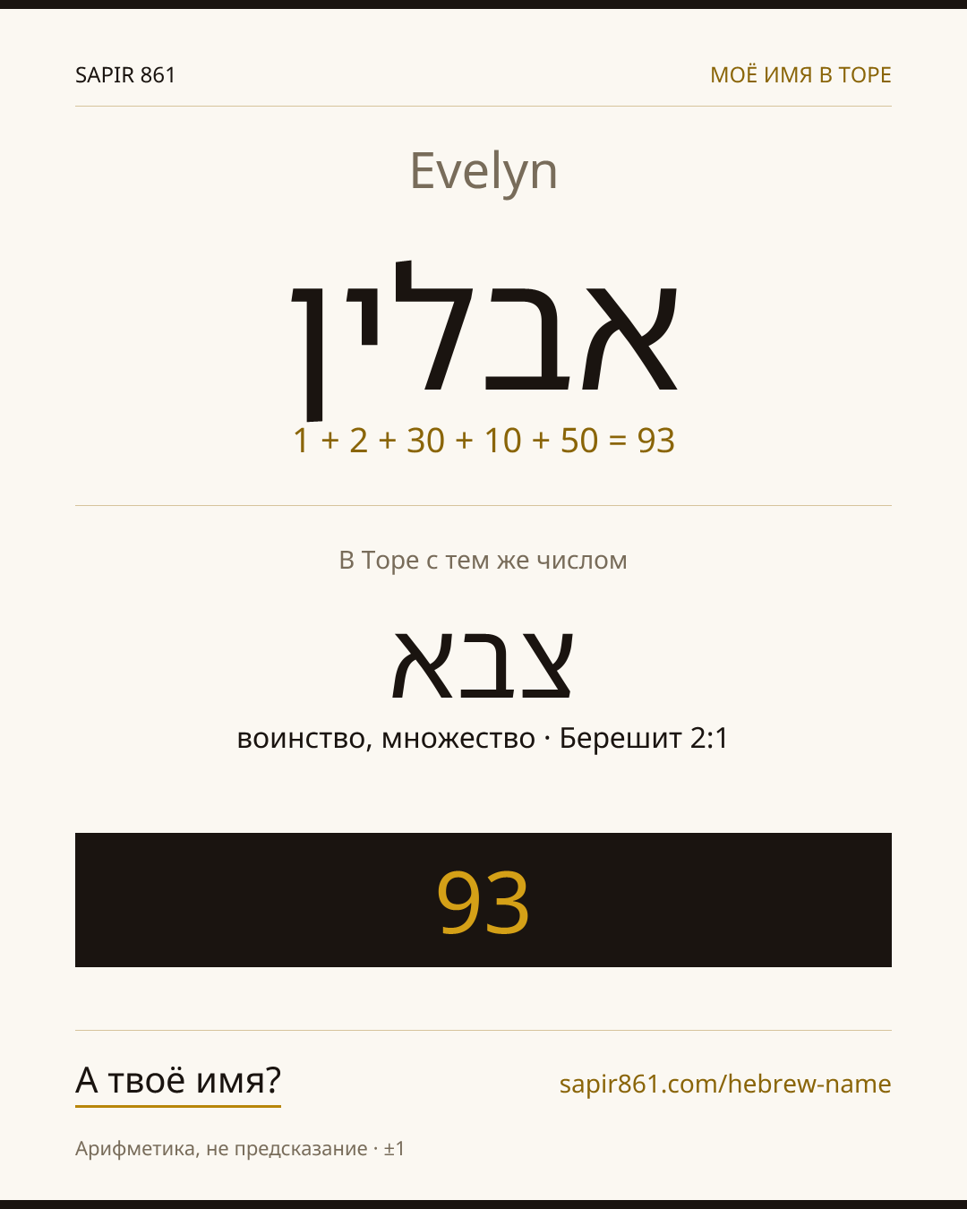 Evelyn — אבלין